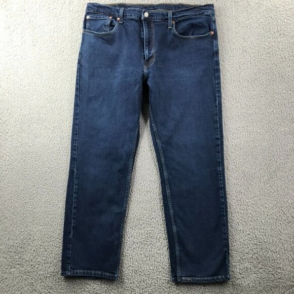 LEVIS 559 Mens Size 38x29 (tag 38x30) Relaxed Fit Straight Leg Blue Denim Jeans - Picture 2 of 16